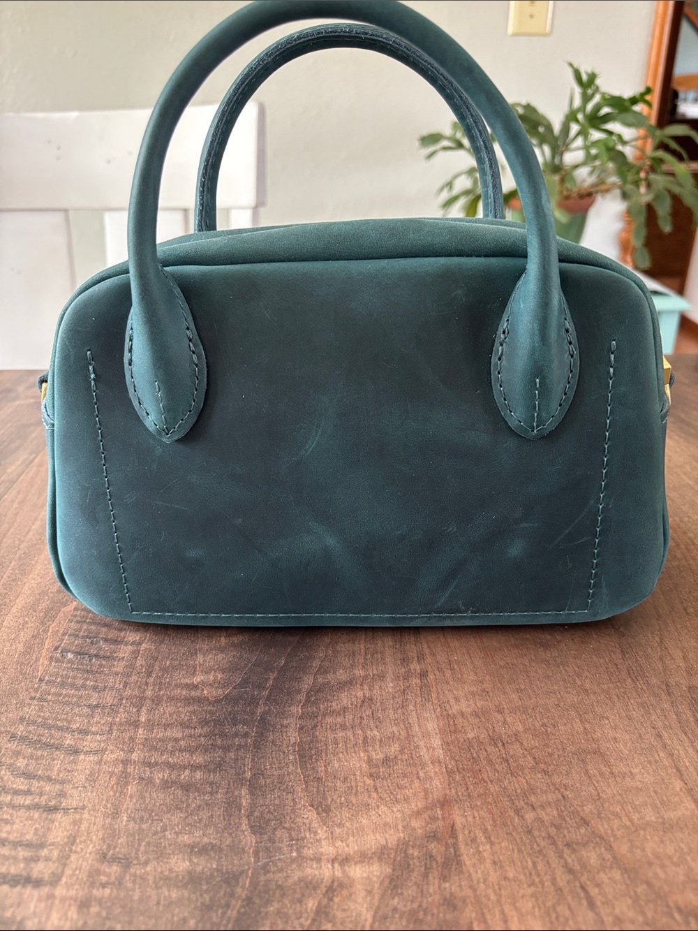Portland Leather large Grace bag in Westward blue. Like new - Picture 2 of 5